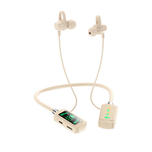 明星網紅同款無線藍牙耳機掛脖半入耳式運動耳返超長續2024年新款