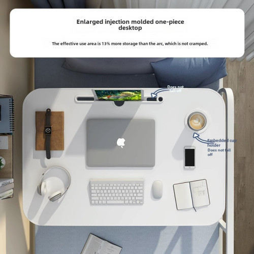 多功能可折曡床上小桌板 宿捨卡通學習電腦桌 家用簡約懶人辦公桌