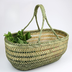 竹編竹籃手提買菜籃子手工竹筐水果籃雞蛋籃廚房收納筐家用購物籃