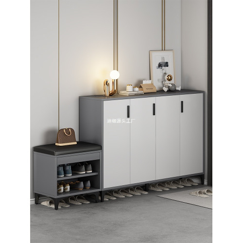 輕奢網紅鞋櫃家用門口新款收納樓道外入戶玄關櫃換鞋凳置物櫃鞋架 輕奢網紅鞋櫃家用門口新款收納樓道外入戶玄關櫃換鞋凳置物櫃鞋架