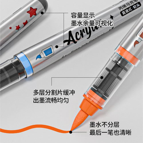 至錦直液式丙烯馬克筆牛津帆布包軟頭不透色水彩筆防水彩色繪畫筆 至錦直液式丙烯馬克筆牛津帆布包軟頭不透色水彩筆防水彩色繪畫筆