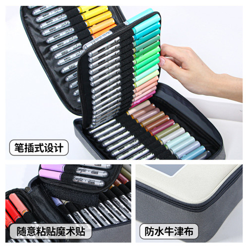 至錦直液式丙烯馬克筆牛津帆布包軟頭不透色水彩筆防水彩色繪畫筆 至錦直液式丙烯馬克筆牛津帆布包軟頭不透色水彩筆防水彩色繪畫筆