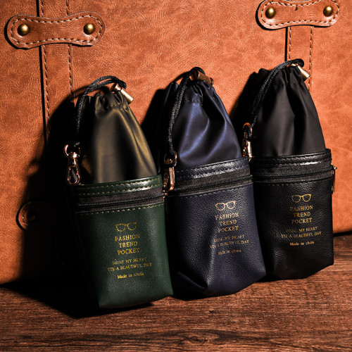 眼鏡袋韓國可攜式簡約太陽眼睛收納包墨鏡保護套皮革布袋子配件 眼鏡袋韓國可攜式簡約太陽眼睛收納包墨鏡保護套皮革布袋子配件