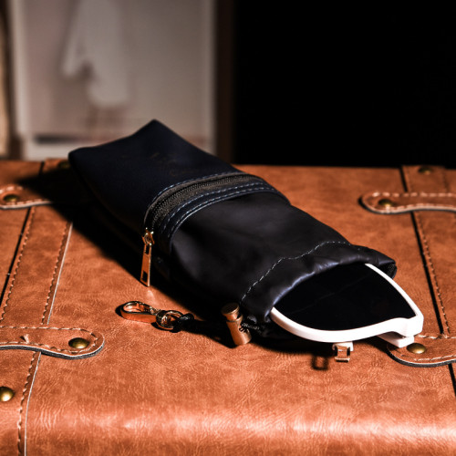 眼鏡袋韓國可攜式簡約太陽眼睛收納包墨鏡保護套皮革布袋子配件 眼鏡袋韓國可攜式簡約太陽眼睛收納包墨鏡保護套皮革布袋子配件