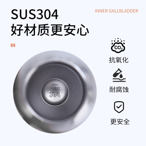 嚴選304不鏽鋼美式大口保溫杯大容量手提水瓶戶外運動水壺