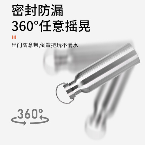 嚴選304不鏽鋼美式大口保溫杯大容量手提水瓶戶外運動水壺