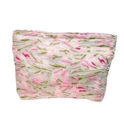 2023高顔值可攜式布藝化妝包大容量收納包女士洗漱用品化妝手提包