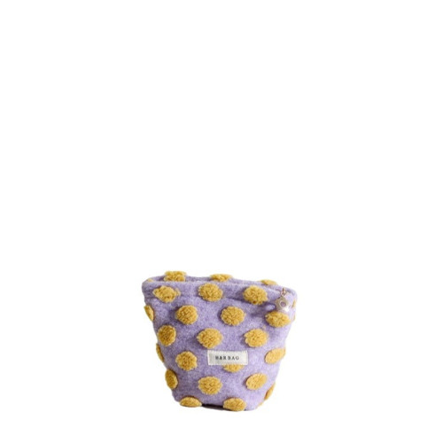 華夫格毛絨女士化妝包 旅行可攜式收納包 高顔值洗漱包大容量 華夫格毛絨女士化妝包 旅行可攜式收納包 高顔值洗漱包大容量