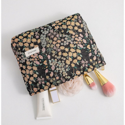 小衆in’s風滿天星提花可攜式化妝收納包大容量旅行護膚品化妝包內 小衆in’s風滿天星提花可攜式化妝收納包大容量旅行護膚品化妝包內