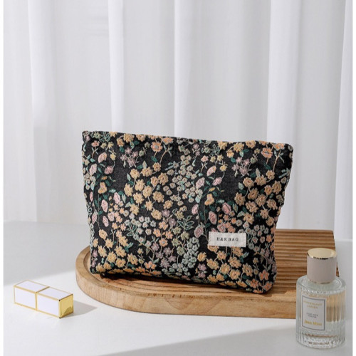 小衆in’s風滿天星提花可攜式化妝收納包大容量旅行護膚品化妝包內 小衆in’s風滿天星提花可攜式化妝收納包大容量旅行護膚品化妝包內