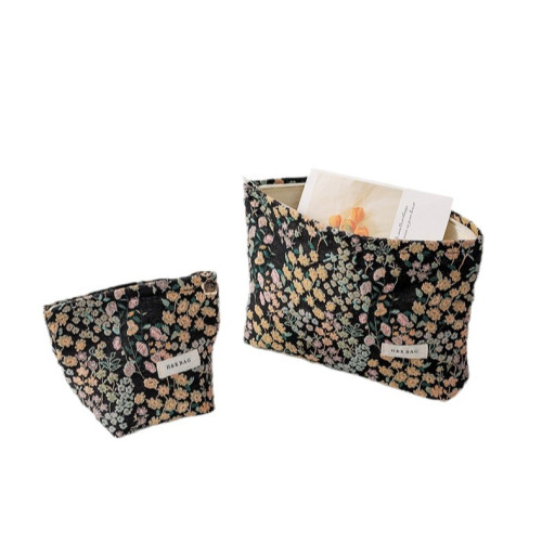 小衆in’s風滿天星提花可攜式化妝收納包大容量旅行護膚品化妝包內 小衆in’s風滿天星提花可攜式化妝收納包大容量旅行護膚品化妝包內