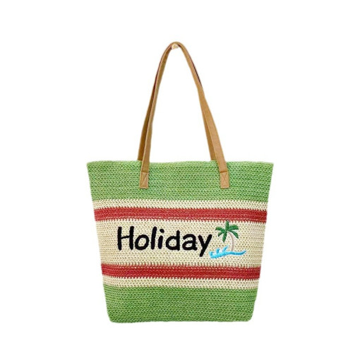 2024新款女士單肩包草編包編織包紙編包購物包媽咪包沙灘包大 2024新款女士單肩包草編包編織包紙編包購物包媽咪包沙灘包大