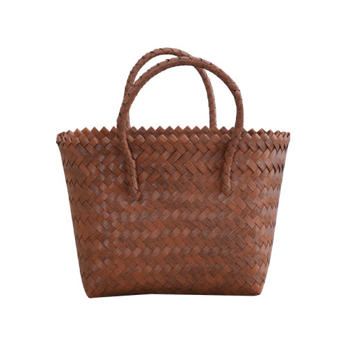 復古法式大容量手工編織包伴手禮菜籃子女士手提包海邊度假沙灘包 復古法式大容量手工編織包伴手禮菜籃子女士手提包海邊度假沙灘包