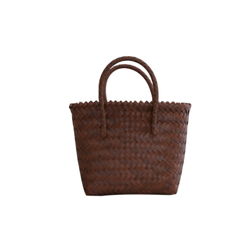 簡約時尚塑編包單肩草編包腋下包出行百搭編織包手工塑編包 簡約時尚塑編包單肩草編包腋下包出行百搭編織包手工塑編包