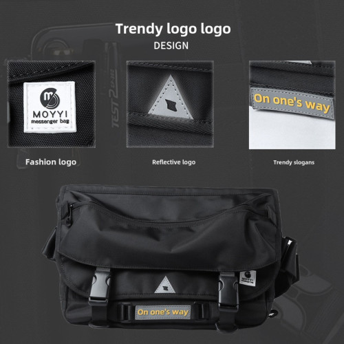 潮牌斜後背包工裝包機車包斜後背包男單肩郵差包爆款 潮牌斜後背包工裝包機車包斜後背包男單肩郵差包爆款