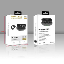 新款TLG-03骨傳導藍牙耳機夾耳式無線藍牙耳機雙耳超長續航入耳式
