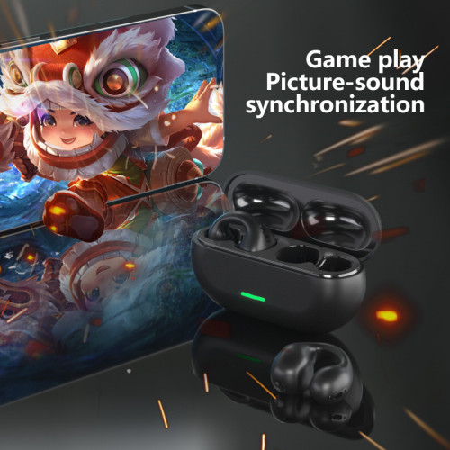 新款TLG-03骨傳導藍牙耳機夾耳式無線藍牙耳機雙耳超長續航入耳式