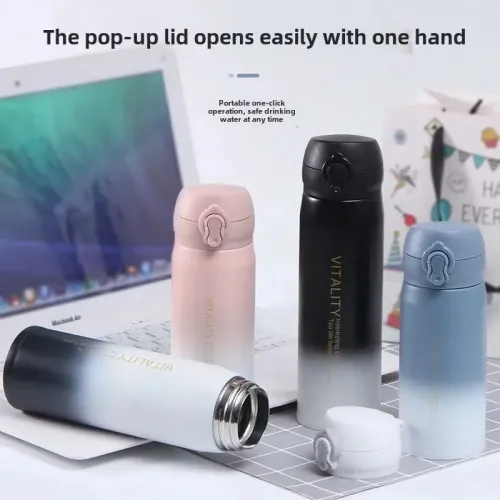 可攜式兒童保溫杯高顔值304不鏽鋼水杯水壺可愛學生家用杯子 可攜式兒童保溫杯高顔值304不鏽鋼水杯水壺可愛學生家用杯子