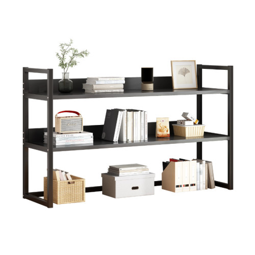 簡易書架桌面置物架鐵藝辦公室桌上收納小架子學生宿舍書桌整理架 簡易書架桌面置物架鐵藝辦公室桌上收納小架子學生宿舍書桌整理架