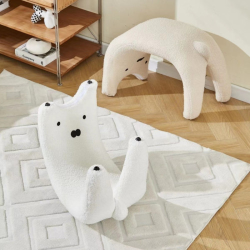 【爆款】北歐家用矮凳玄關入戶網紅換鞋凳梳妝凳超軟可愛貓咪凳