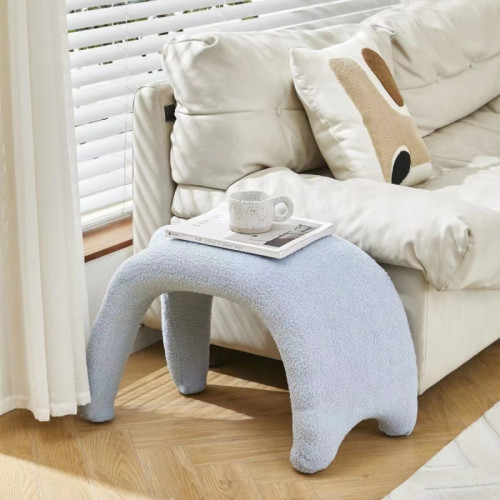 【爆款】北歐家用矮凳玄關入戶網紅換鞋凳梳妝凳超軟可愛貓咪凳