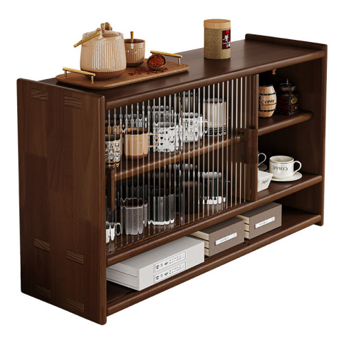 防塵杯架木茶具收納櫃桌面多功能杯子茶杯水杯咖啡杯餐桌置物架 防塵杯架木茶具收納櫃桌面多功能杯子茶杯水杯咖啡杯餐桌置物架