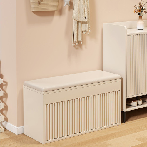 儲物換鞋凳門口家用穿鞋凳進門凳奶油風入戶可坐翻鬭鞋櫃坐凳一體 儲物換鞋凳門口家用穿鞋凳進門凳奶油風入戶可坐翻鬭鞋櫃坐凳一體