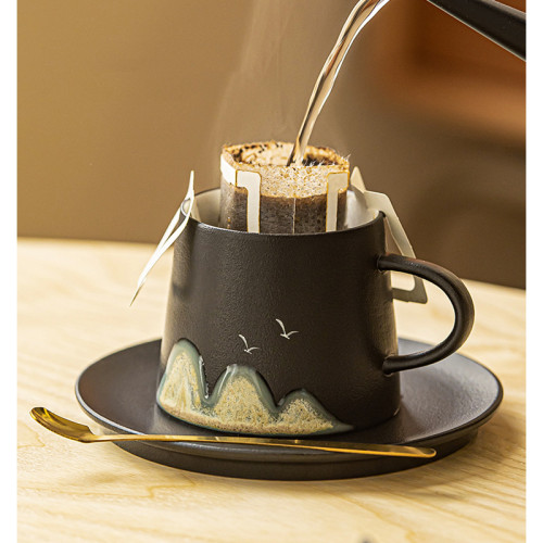 咖啡杯子陶瓷家用水杯男女下午茶拿鐵杯子帶勺子防燙馬克杯帶禮盒 咖啡杯子陶瓷家用水杯男女下午茶拿鐵杯子帶勺子防燙馬克杯帶禮盒