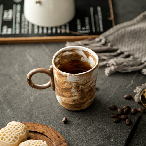 復古馬克杯小衆設計感杯子咖啡廳咖啡杯男生禮物水杯陶瓷情侶杯 復古馬克杯小衆設計感杯子咖啡廳咖啡杯男生禮物水杯陶瓷情侶杯