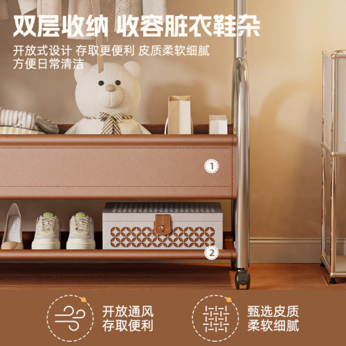 輕奢衣帽架落地可移動多功能掛衣架簡約客廳收納置物架臥室晾衣架 輕奢衣帽架落地可移動多功能掛衣架簡約客廳收納置物架臥室晾衣架