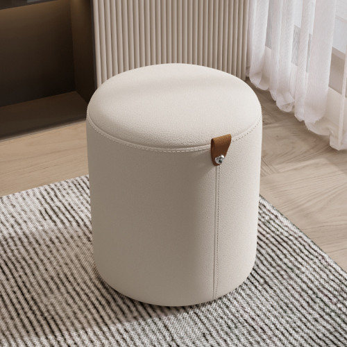 網紅奶油風化妝凳圓凳可旋轉家用臥室梳妝凳女生家用客廳換鞋凳 網紅奶油風化妝凳圓凳可旋轉家用臥室梳妝凳女生家用客廳換鞋凳