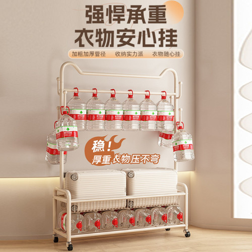 衣架落地臥室掛衣架可移動家用室內輕奢網紅晾衣服架子簡易衣帽架 衣架落地臥室掛衣架可移動家用室內輕奢網紅晾衣服架子簡易衣帽架