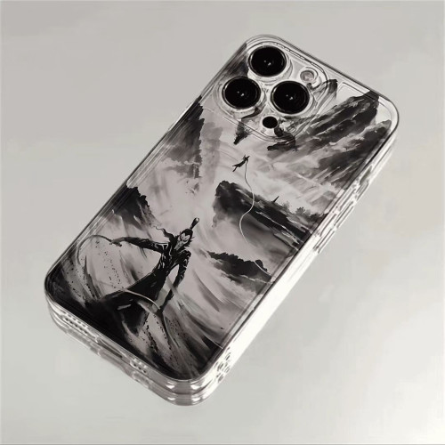 申公豹適用iphone16promax手機殼簡約加厚透明蘋果15防摔14 13/12