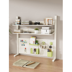 桌面置物架家用書桌洞洞書架多層鐵藝可調磁吸收納置物架家用