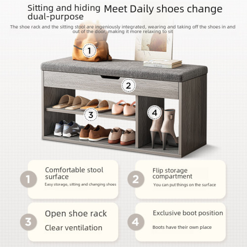 換鞋凳家用門口軟包坐墊簡易多功能靠牆進門可坐穿鞋整理收納鞋架 換鞋凳家用門口軟包坐墊簡易多功能靠牆進門可坐穿鞋整理收納鞋架