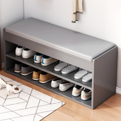 換鞋凳家用門口鞋架可坐式鞋櫃一體坐凳入戶軟包坐墊穿鞋凳進門凳