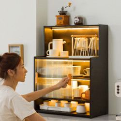 防塵杯子收納置物架杯架水杯儲物架茶具茶杯架咖啡杯馬克杯收納盒