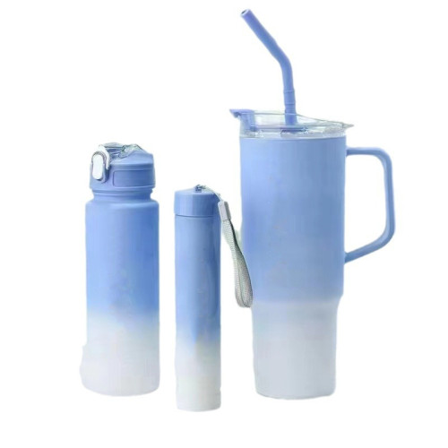 新款簡約40oz塑膠杯三件套高顔值可攜式水杯大容量吸管杯子運動水壺 新款簡約40oz塑膠杯三件套高顔值可攜式水杯大容量吸管杯子運動水壺