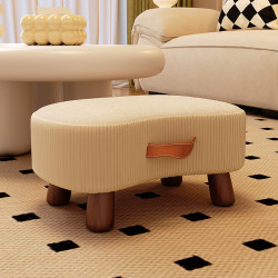 小凳子家用客廳沙發腳踏凳茶幾小矮凳軟包小椅子小板凳門口換鞋凳