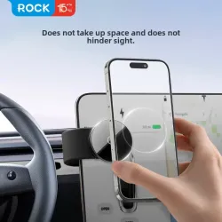 Q11魔術貼磁吸車用手機支架 可攜式中控台車用支架通用汽車用品禮品