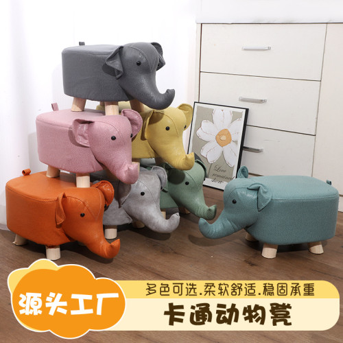 科技布卡通動物凳禮品換鞋凳小板凳居家兒童創意小矮凳 科技布卡通動物凳禮品換鞋凳小板凳居家兒童創意小矮凳