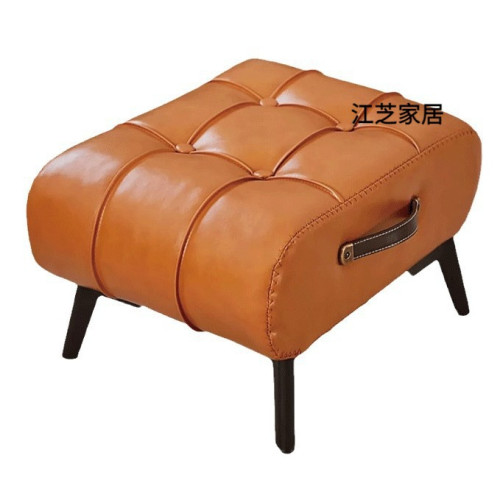 新客廳出口鞋櫃玄關凳皮革沙發凳子貓爪皮床尾美式輕奢時尚換鞋凳 新客廳出口鞋櫃玄關凳皮革沙發凳子貓爪皮床尾美式輕奢時尚換鞋凳