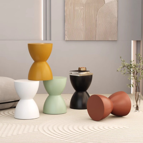 家用客廳裝飾凳時尚換鞋凳擺設圓形凳矮凳加厚兒童凳創意塑膠凳子 家用客廳裝飾凳時尚換鞋凳擺設圓形凳矮凳加厚兒童凳創意塑膠凳子