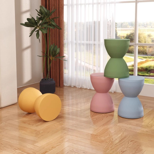 家用客廳裝飾凳時尚換鞋凳擺設圓形凳矮凳加厚兒童凳創意塑膠凳子 家用客廳裝飾凳時尚換鞋凳擺設圓形凳矮凳加厚兒童凳創意塑膠凳子