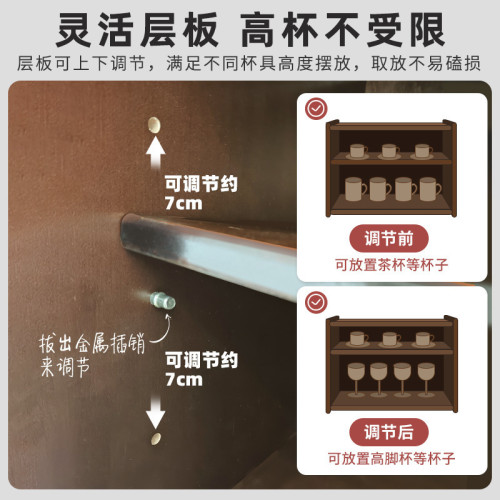 防塵玻璃櫃桌面茶具收納櫃多功能杯子茶杯水杯咖啡杯餐桌植物櫃子 防塵玻璃櫃桌面茶具收納櫃多功能杯子茶杯水杯咖啡杯餐桌植物櫃子