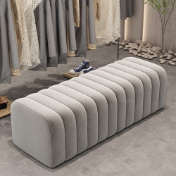 換鞋凳家用門口輕奢軟包長凳現代簡約沙發邊凳衣帽間沙發凳床尾凳