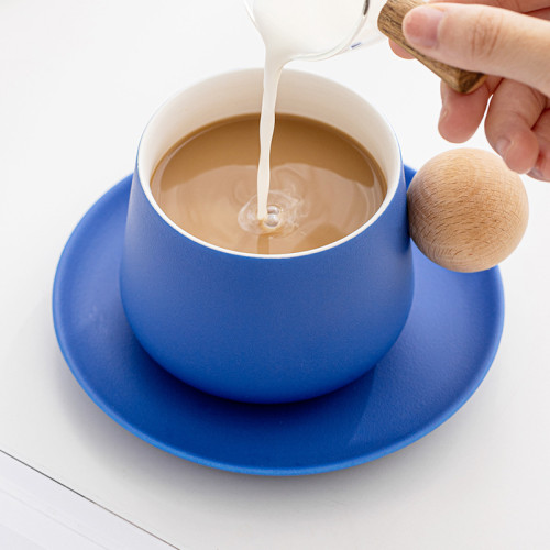 創意簡約咖啡杯杯碟套裝家用下午茶杯子辦公室水杯實用禮品刻字 創意簡約咖啡杯杯碟套裝家用下午茶杯子辦公室水杯實用禮品刻字