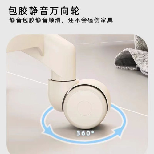 奶油風萬向輪小凳子家用滑輪矮凳網紅多功能凳換鞋凳小椅子學步凳 奶油風萬向輪小凳子家用滑輪矮凳網紅多功能凳換鞋凳小椅子學步凳