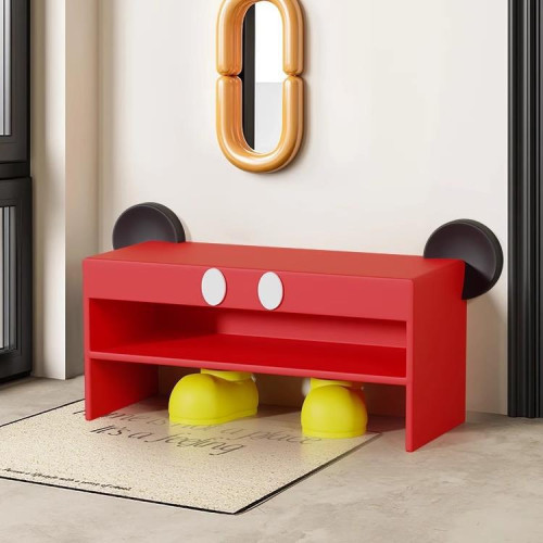 D!創意米奇家用門口換鞋凳一體卡通矮凳玄關小凳子穿鞋凳高級鞋 D!創意米奇家用門口換鞋凳一體卡通矮凳玄關小凳子穿鞋凳高級鞋