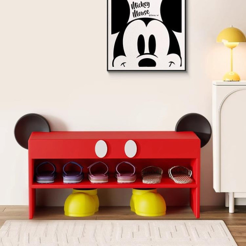 D!創意米奇家用門口換鞋凳一體卡通矮凳玄關小凳子穿鞋凳高級鞋 D!創意米奇家用門口換鞋凳一體卡通矮凳玄關小凳子穿鞋凳高級鞋